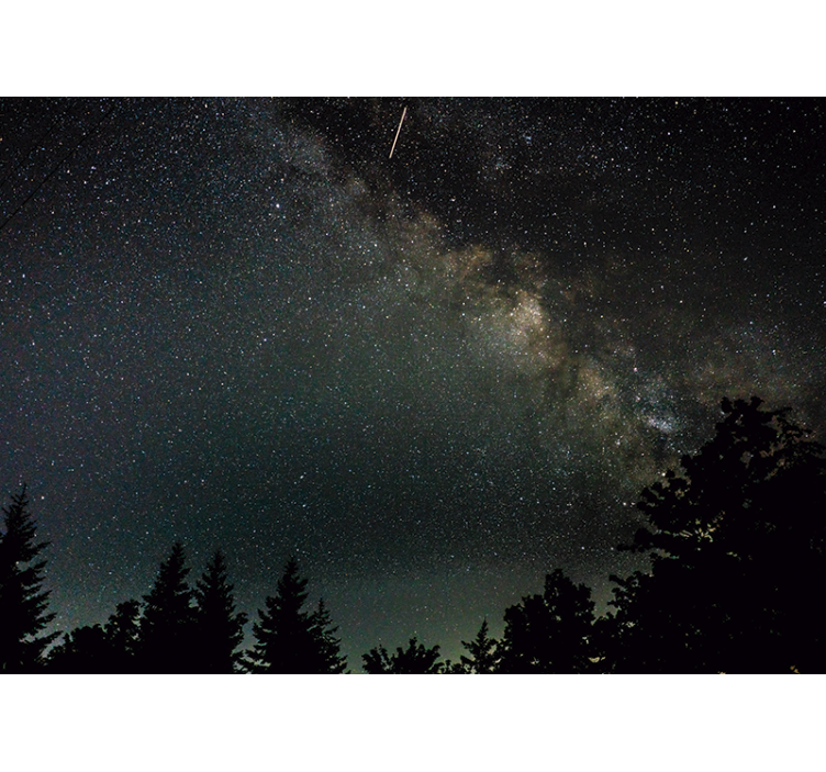 Tapisserie espace paysage nocturne céleste - TenStickers