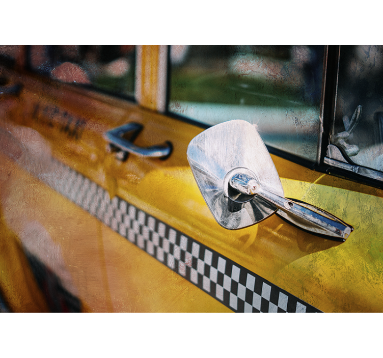 Tapisserie new york taxi jaune iconique - TenStickers