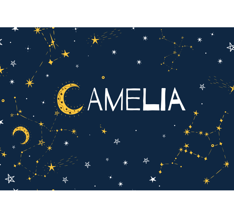 Tapisserie espace nuit étoilée cosmique - TenStickers