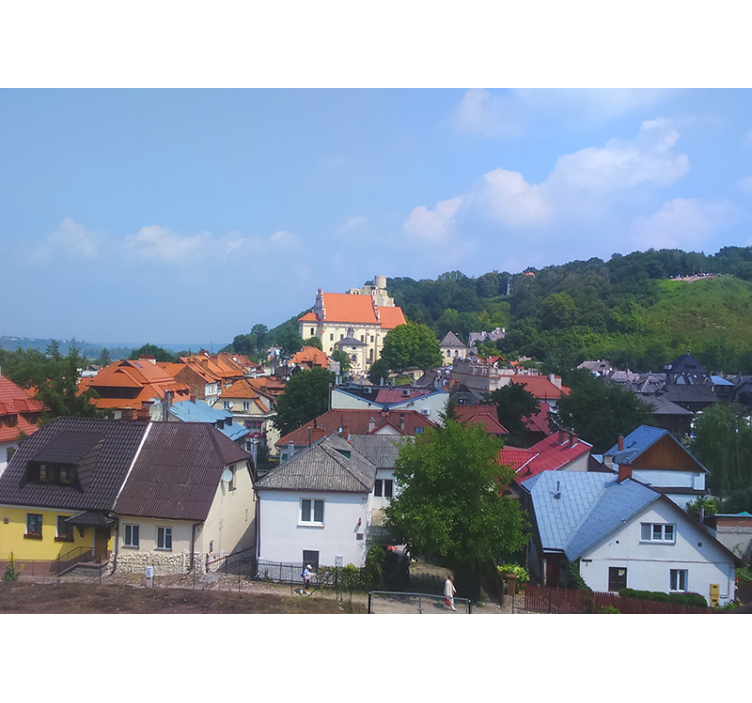 Tapisserie villes et pays charmant village rural - TenStickers