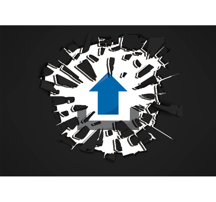 Tapisserie 3d vue Éclatante - TenStickers