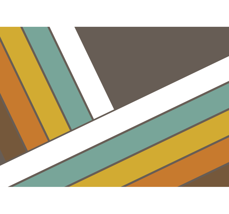 Tapisserie textures et motifs motifs linéaires géométriques - TenStickers