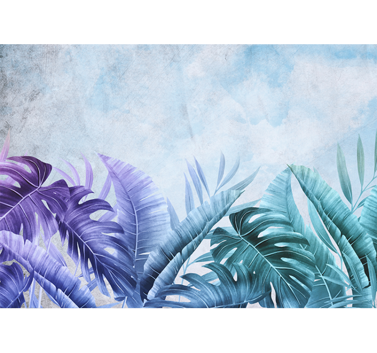 Tapisserie nature feuille tropicale - TenStickers