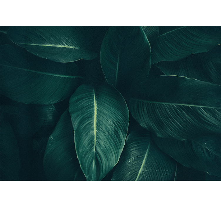 Tapisserie nature texture feuillue luxuriante - TenStickers