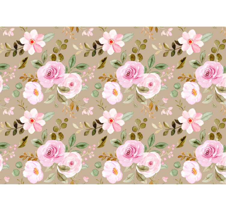 Tapisserie fleur élégance florale - TenStickers