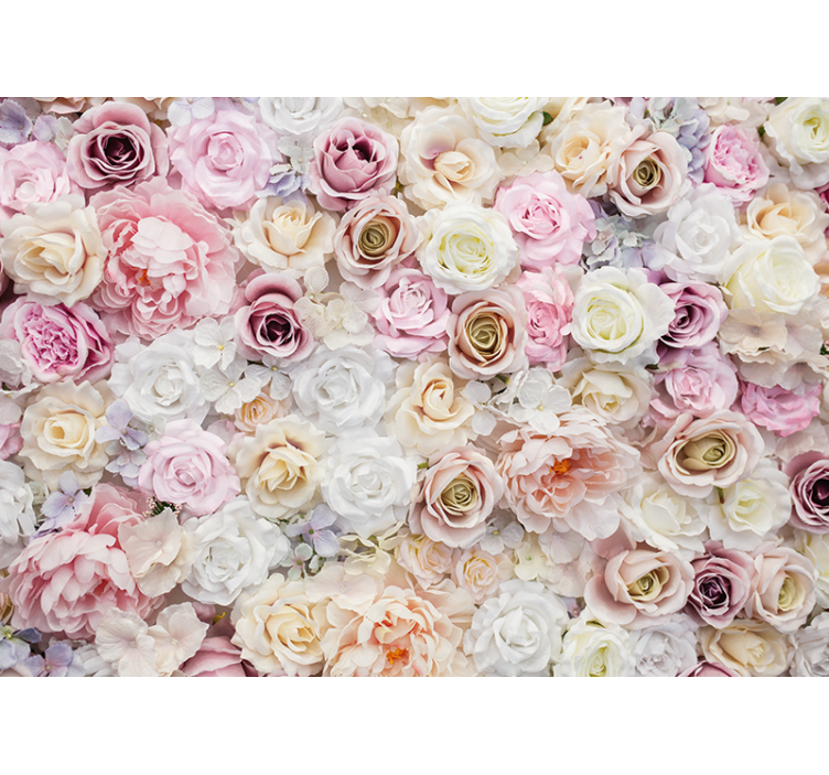 Tapisserie fleur collection fleur de rose - TenStickers