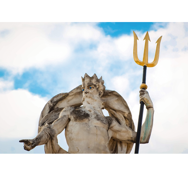 Tapisserie art souverain mythique des océans - TenStickers