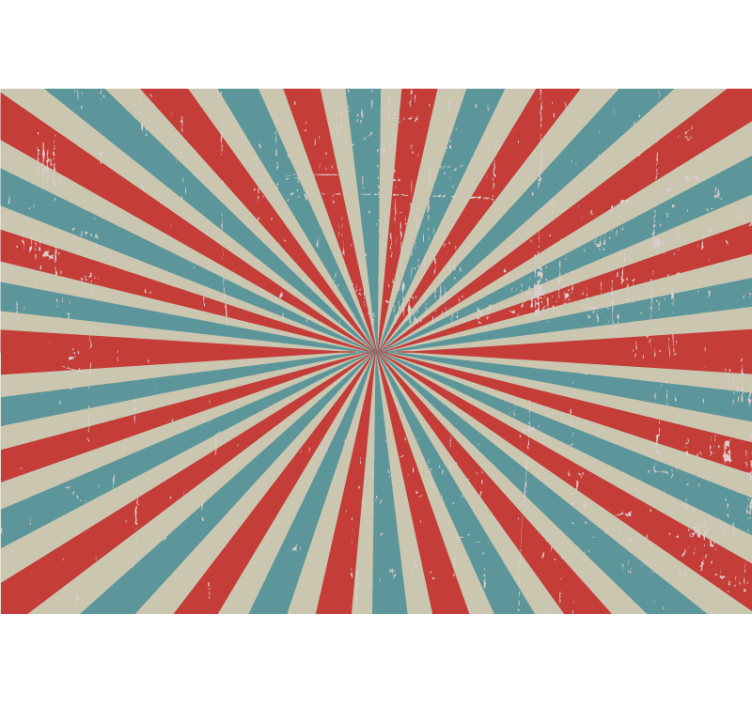 Tapisserie graffiti Éclat de couleurs radial - TenStickers