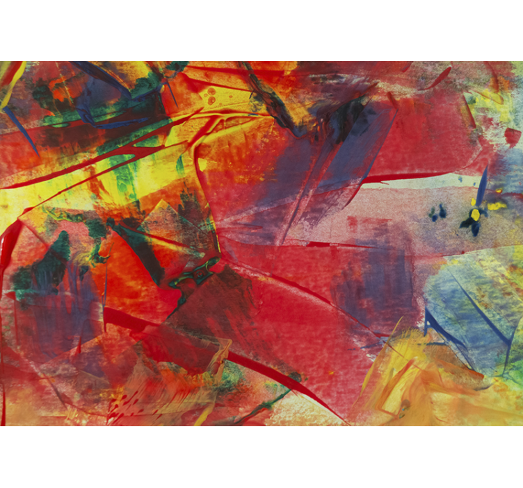 Tapisserie abstraite fusion de couleurs dynamiques - TenStickers