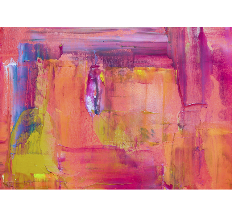 Tapisserie abstraite explosion de couleurs vives - TenStickers