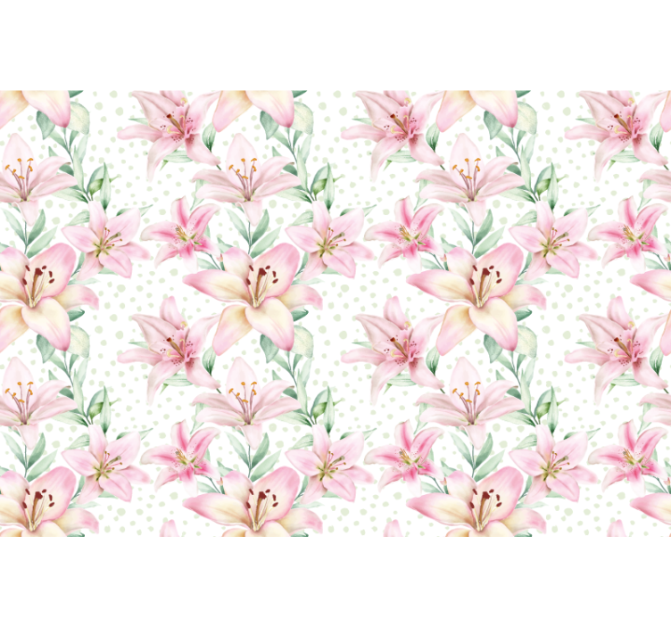 Tapisserie coquelicots fleurs délicates - TenStickers