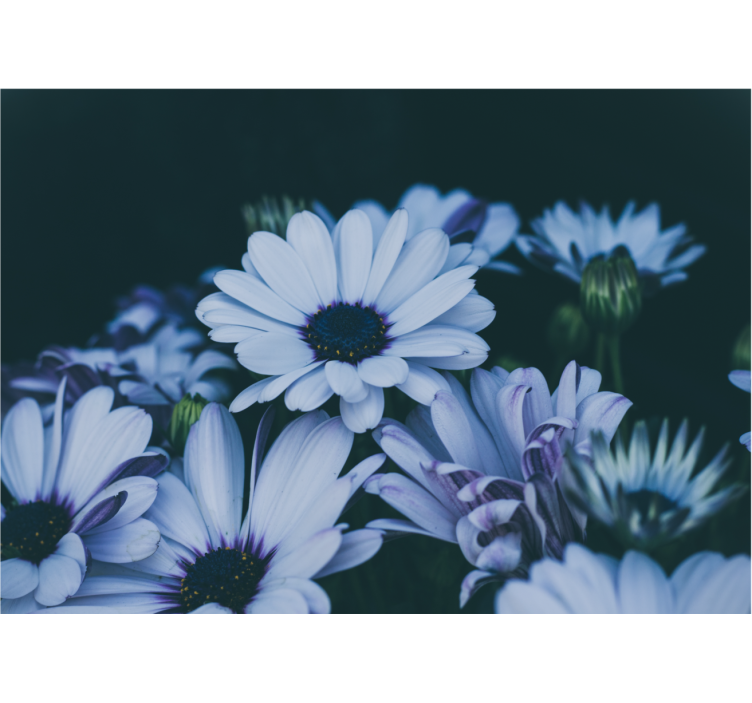 Tapisserie fleur arrangement floral serein - TenStickers