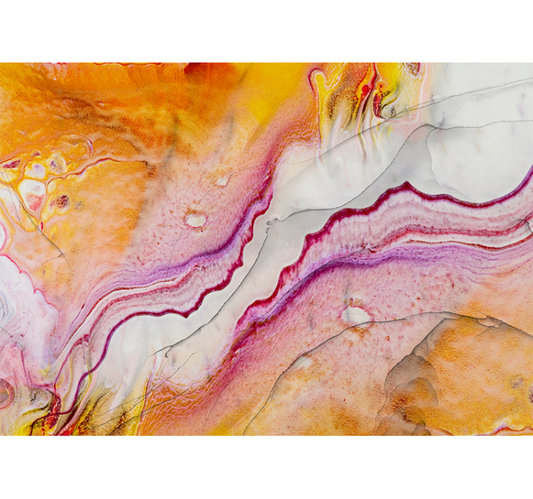 Photo murale design de marbre couleurs d'été - TenStickers