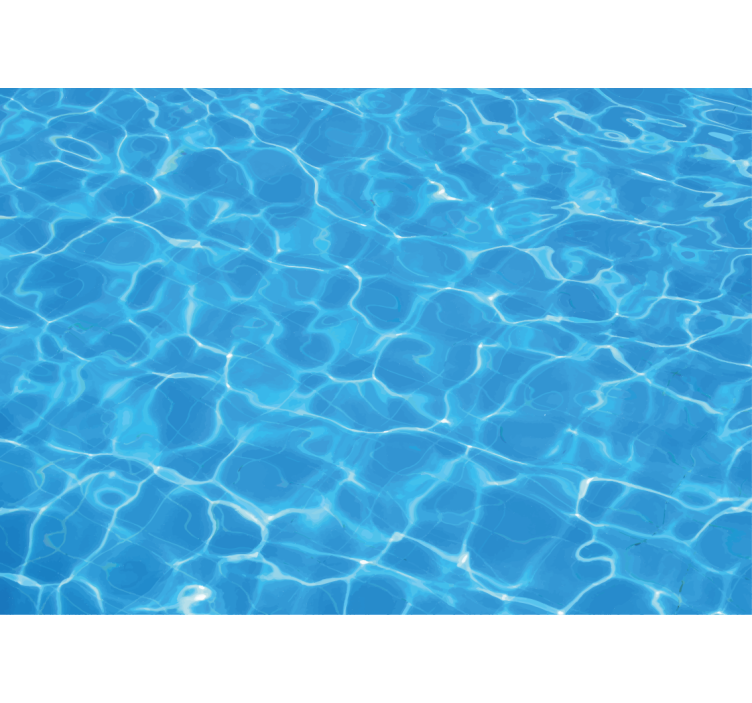 Tapisserie mer surface d'eau claire - TenStickers