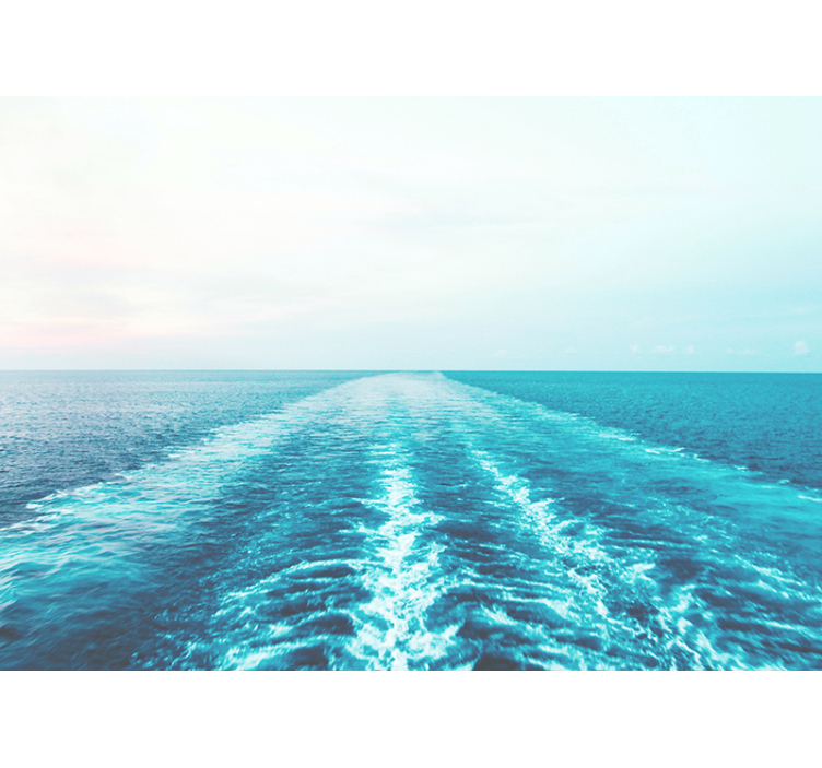 Tapisserie mer vue sur l'horizon océan - TenStickers