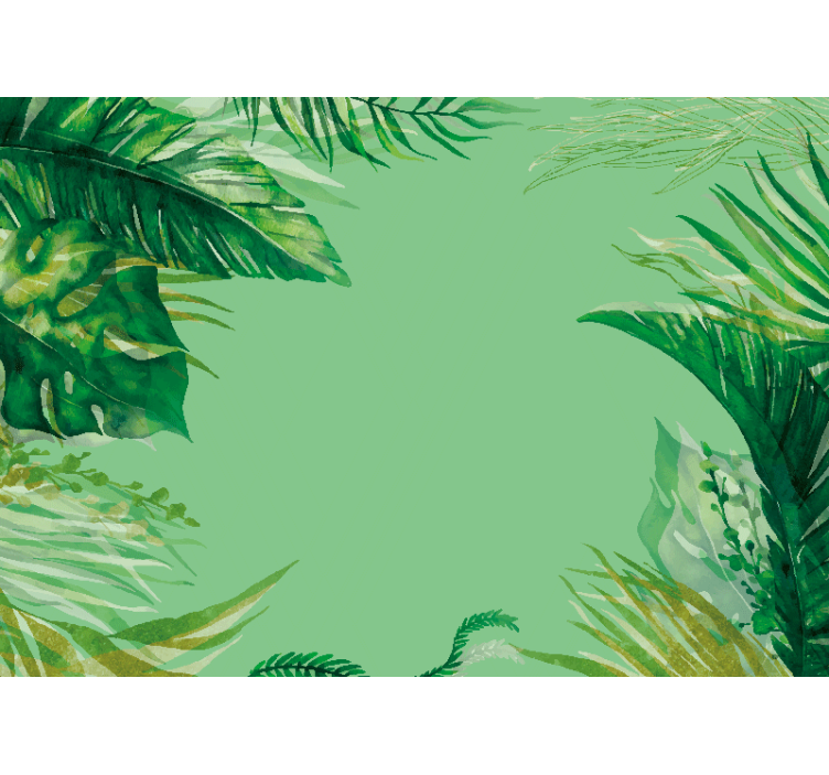 Tapisserie nature foliage tropical composition - TenStickers