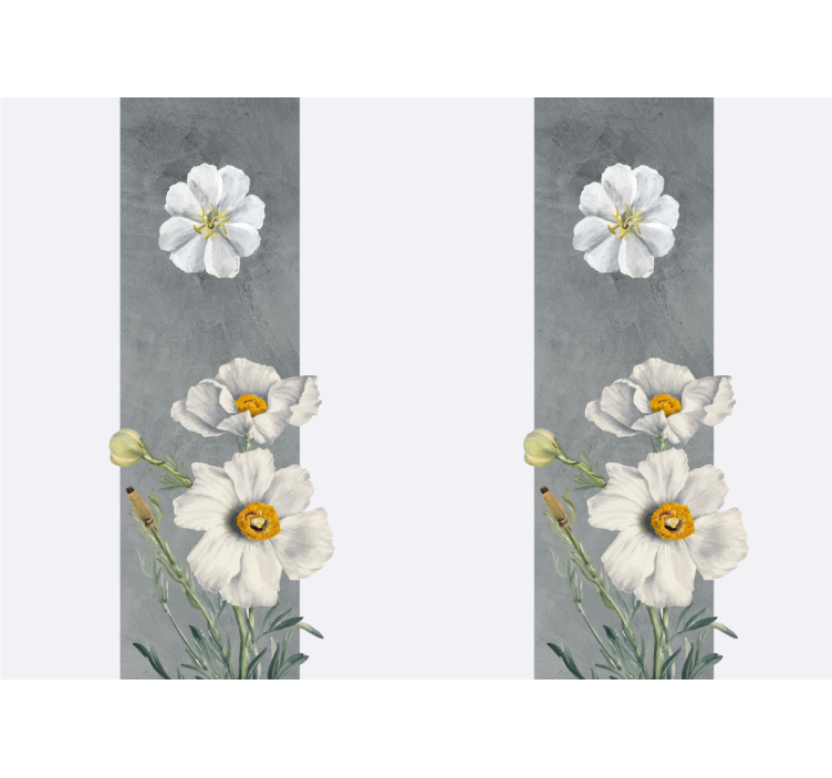 Tapisserie fleur conception élégante de marguerite - TenStickers