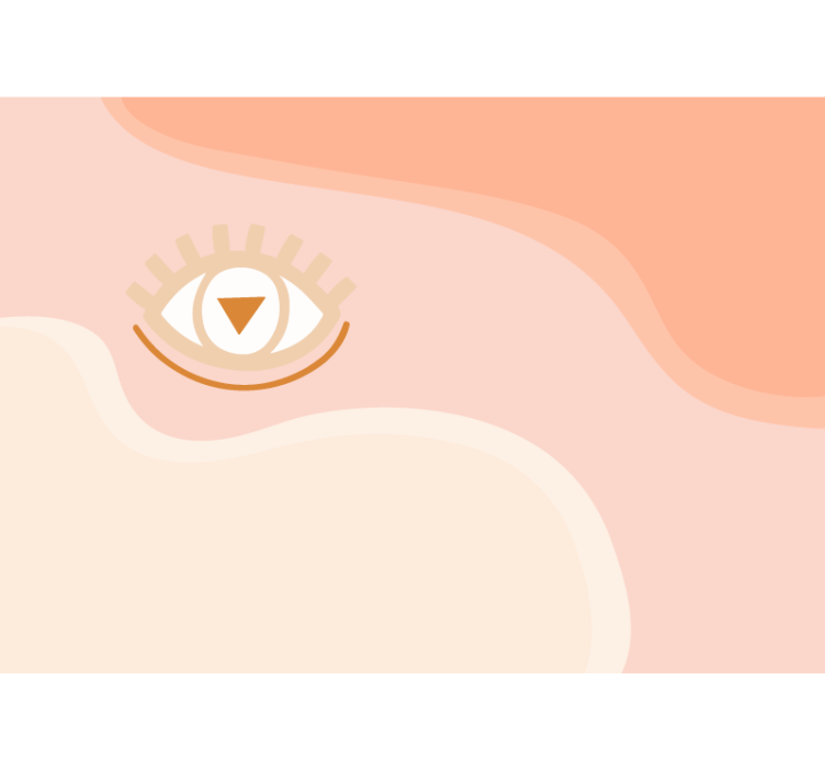 Papier peint design "boho" couleurs chaudes abstraction - TenStickers