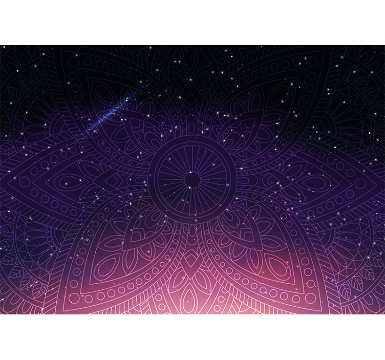 Tapisserie mandala motif mandala complexe - TenStickers