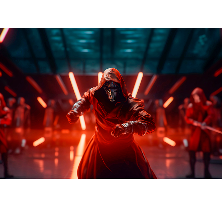 Tapisserie murale chambre ado guerrier maléfique galactique - TenStickers