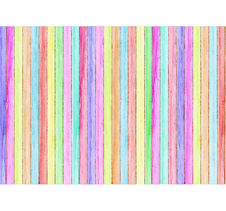 Tapisserie murale marbre planches de bois de couleur - TenStickers