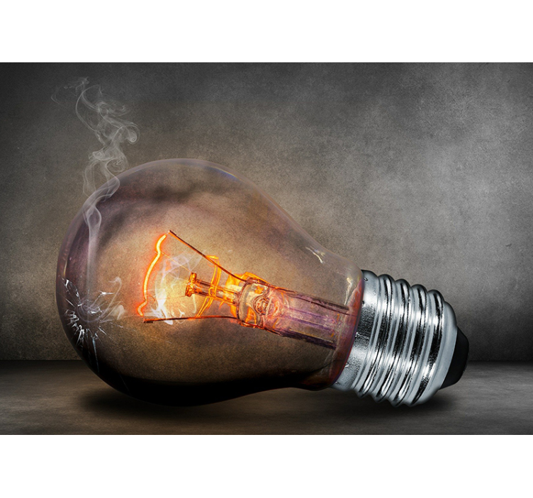 Tapisserie 3D illumination brisée - TenStickers