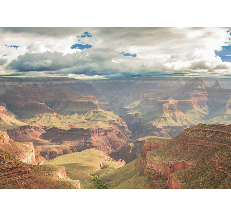 Tapisserie paysage vue majestueuse sur le canyon - TenStickers