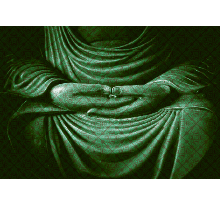 Tapisserie bouddha statue bouddha paisible - TenStickers