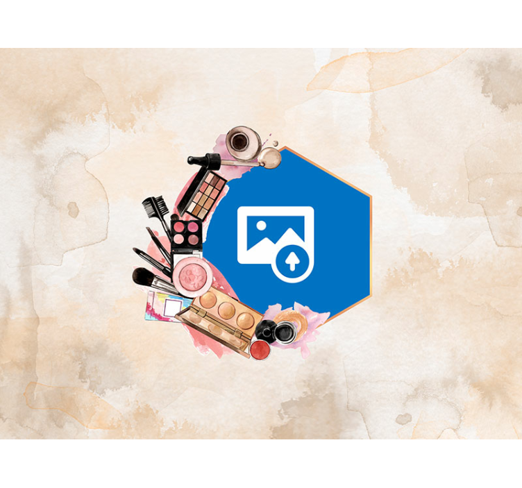 Tapisserie phrase essentiels de beauté à la mode - TenStickers