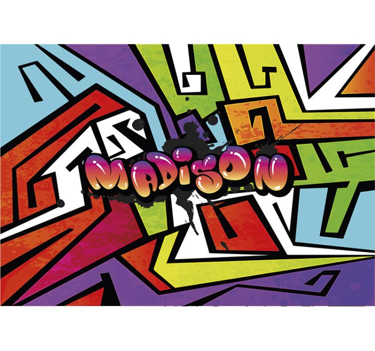 Tapisserie graffiti art de rue audacieux - TenStickers