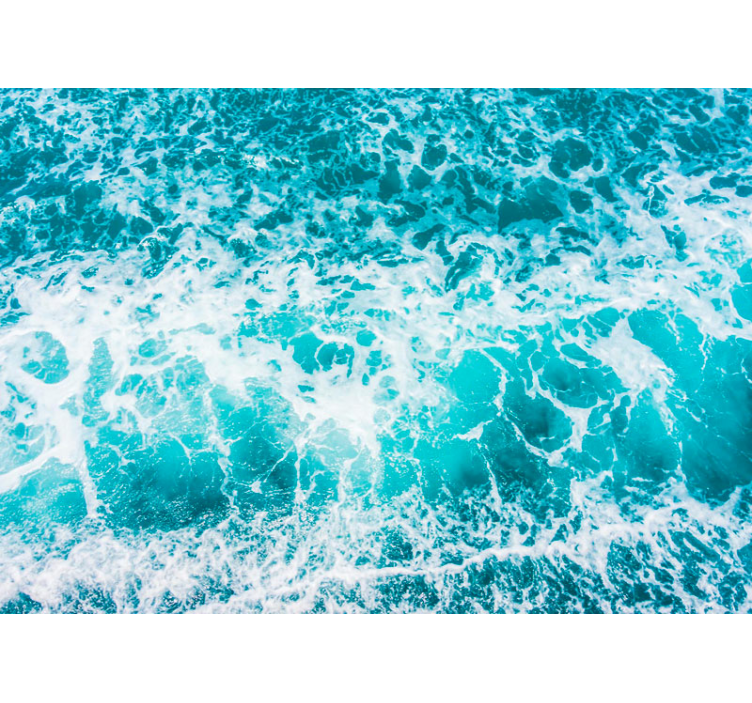 Tapisserie mer couple Étreignant les vagues - TenStickers