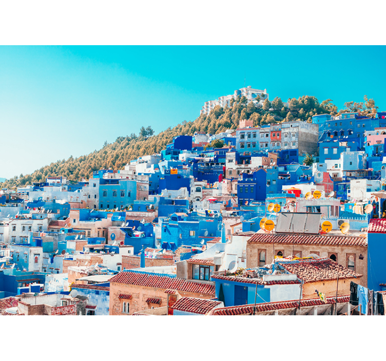 Papier peint mural de villes et de pays maisons  - TenStickers