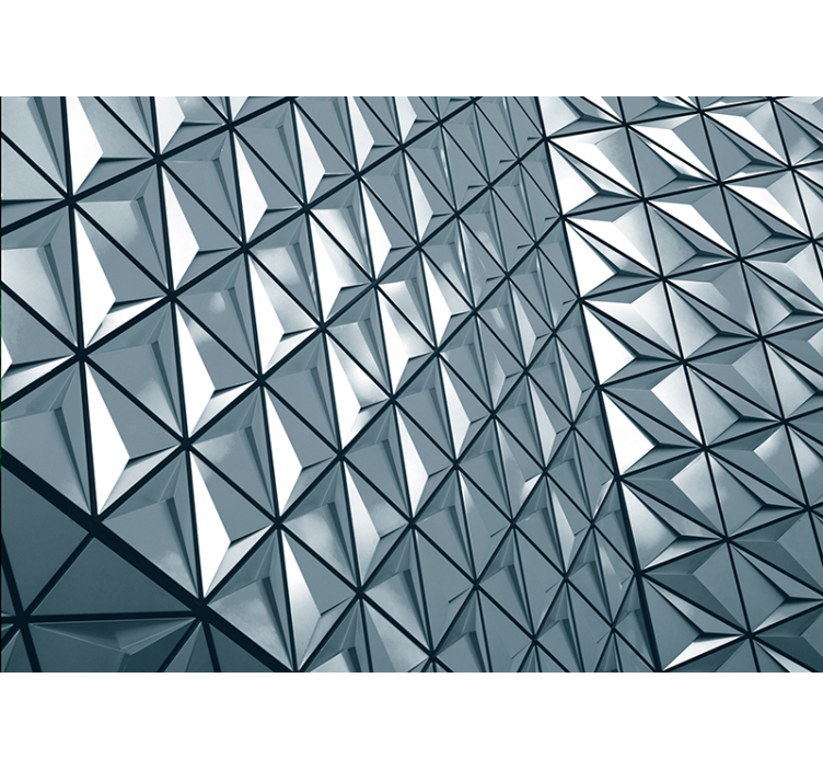 Tapisserie abstraite surface à motifs géométriques - TenStickers