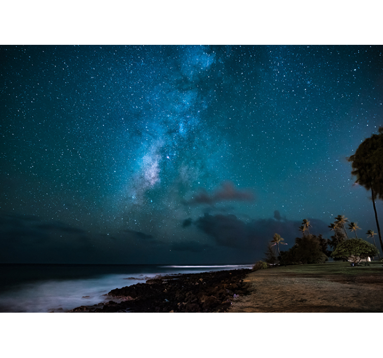 Tapisserie espace ciel étoilé - TenStickers