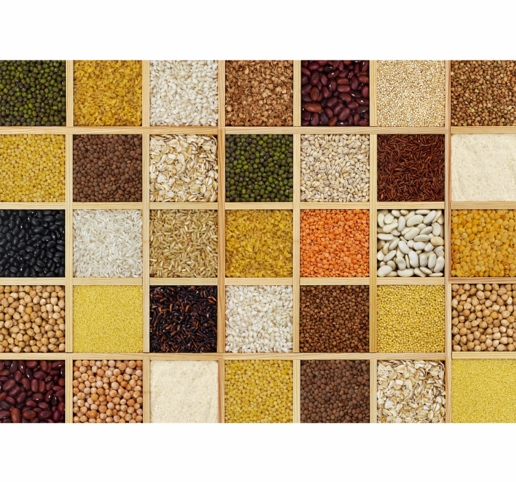 Photo murale cuisine différentes légumineuses - TenStickers