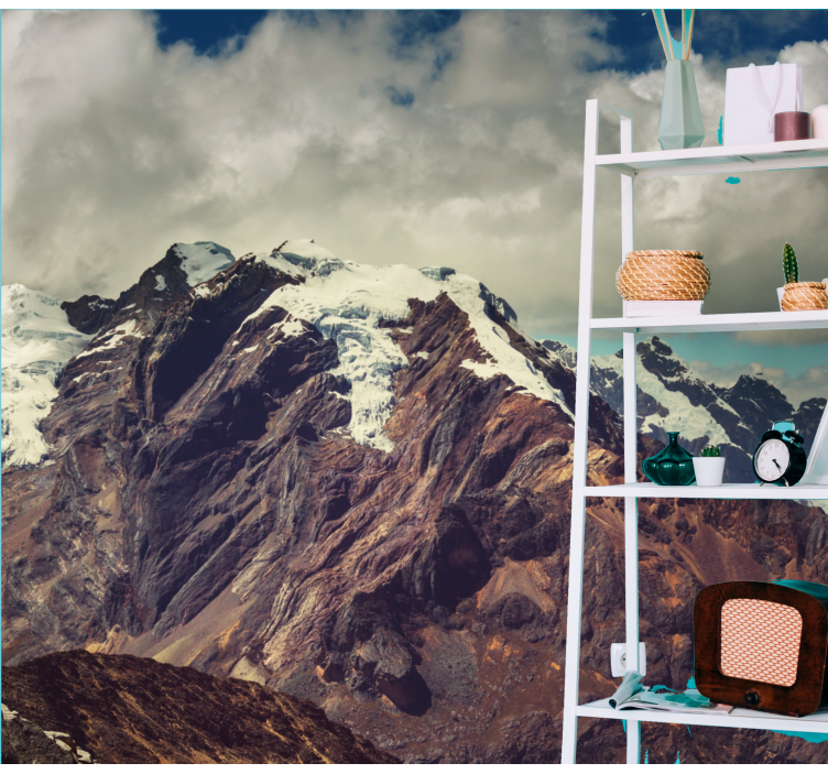 Papier peint mural montagne Paysage des andes - TenStickers