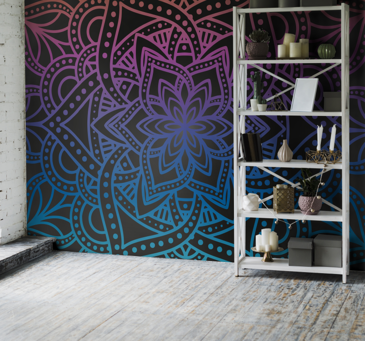 Papier peint zen Fleurs de la tranquilité - TenStickers