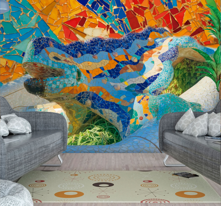 s photo parc güell city - TenStickers