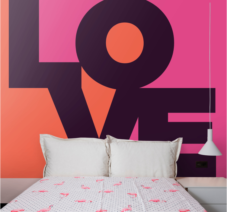 Tapisserie amour expression audacieuse - TenStickers