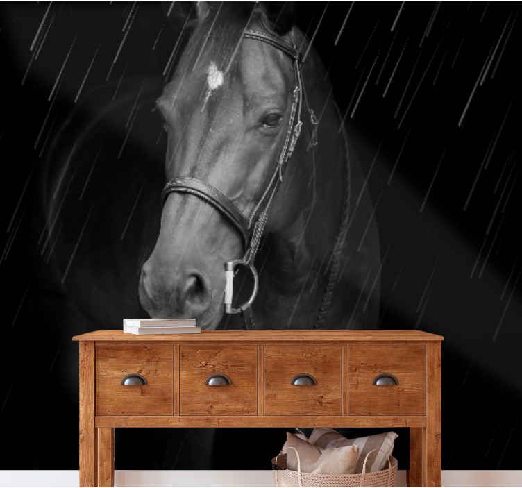 Tapisserie animaux portrait équin royal - TenStickers