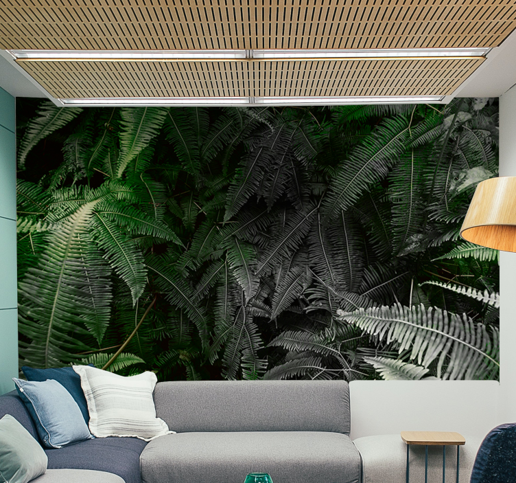 Tapisserie nature verdure luxuriante - TenStickers