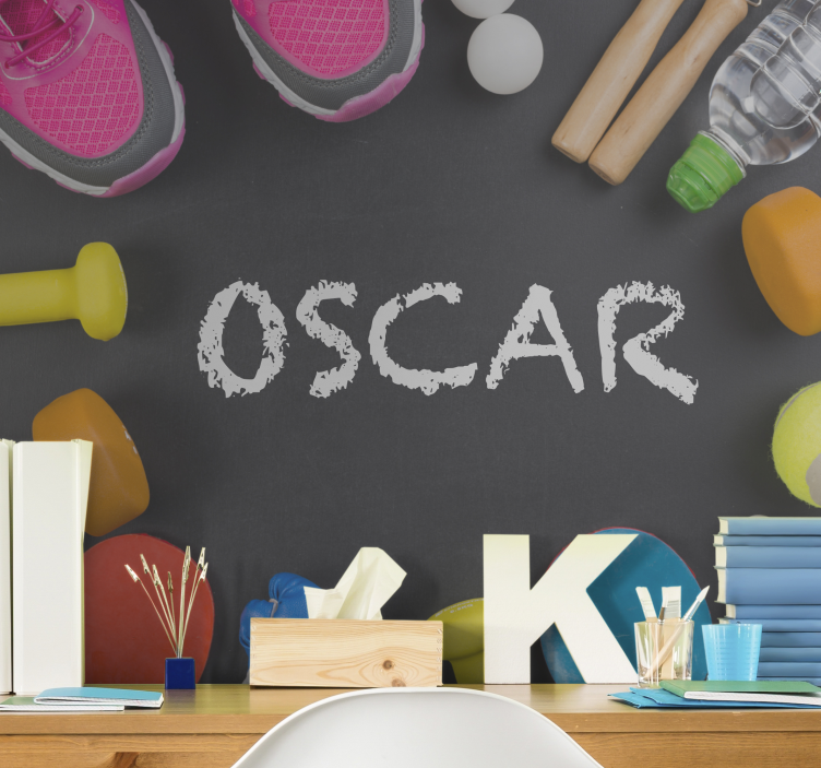 Tapisserie phrase accessoires de fitness - TenStickers