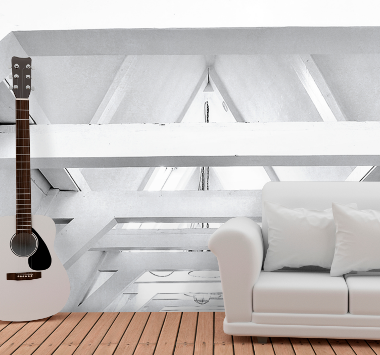 Tapisserie textures et motifs structure architecturale - TenStickers