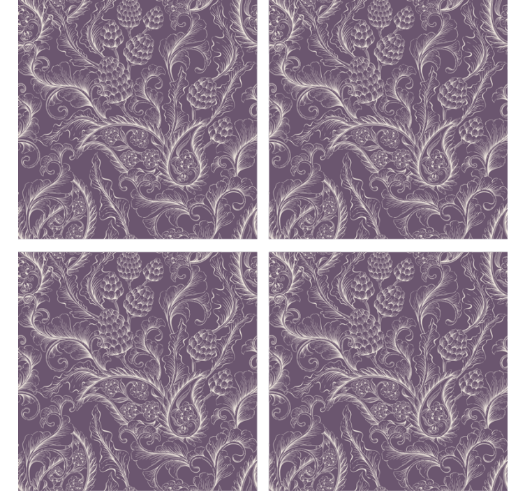 Dessous de verre motif botanique élégant - TenStickers