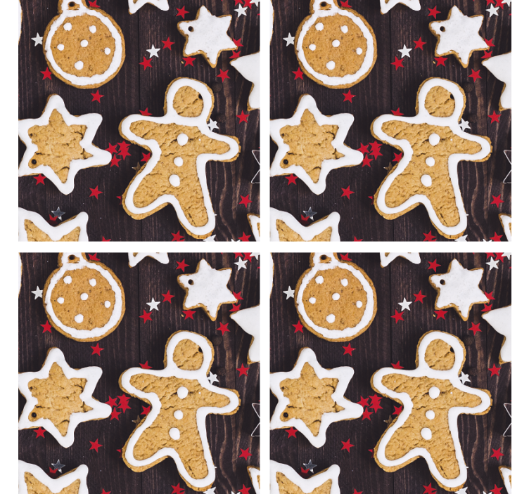 Dessous de verre Biscuits de Noël - TenStickers