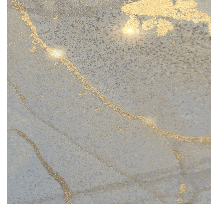 Dessous de verre surface dorée élégante - TenStickers