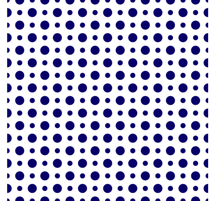 Dessous de verre motif pois audacieux - TenStickers