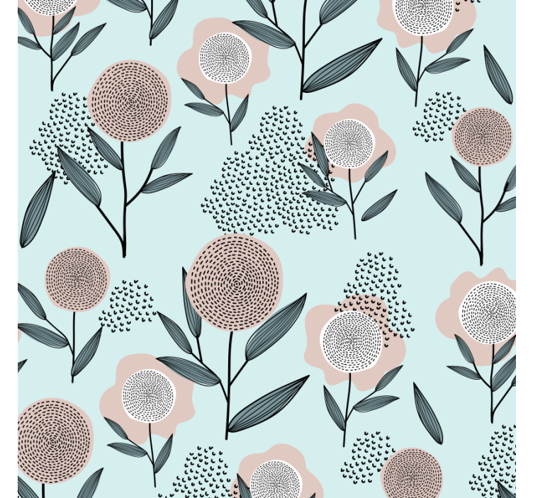 Dessous de verre art floral élégant - TenStickers