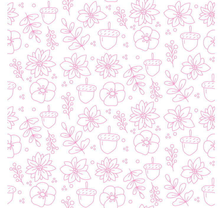 Dessous de verre motif floral en ligne - TenStickers