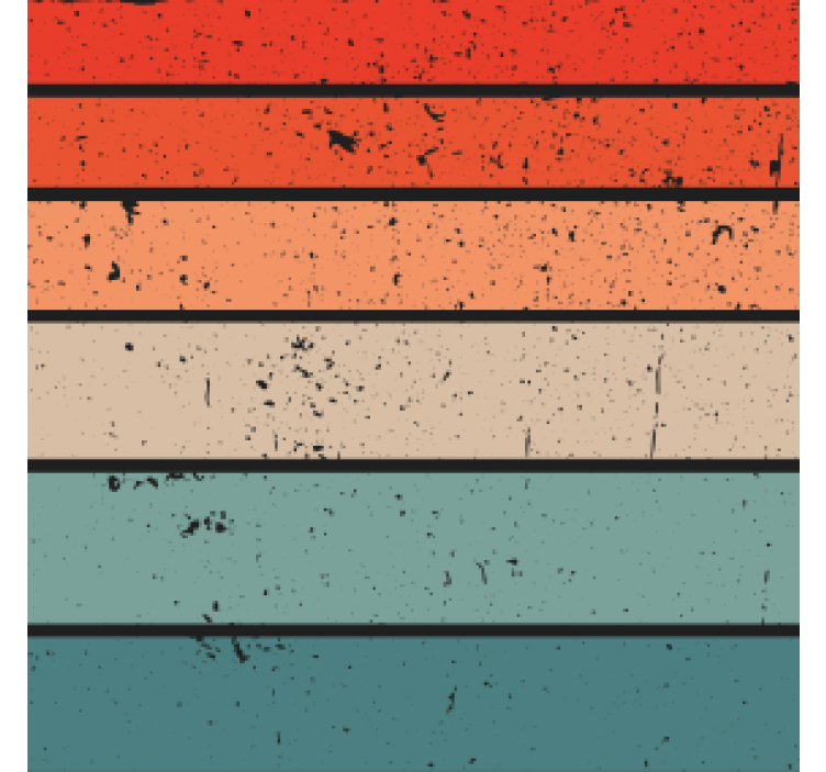 Dessous de verre couches rayées texturées - TenStickers